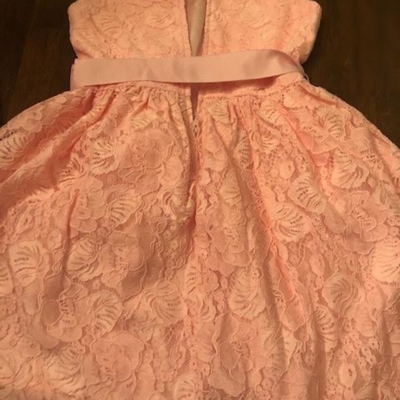 Girls Light Pink Dress (size 10) brand new - Picture 3 of 3
